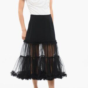 Viktor & Rolf TULLE Volant BURST INTO BLOSSOM Skirt